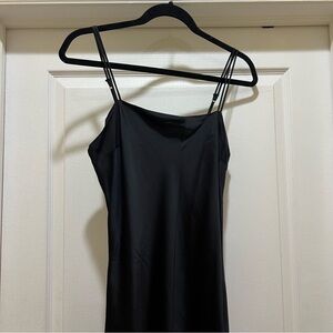 Abercrombie & Fitch Black Midi Dress